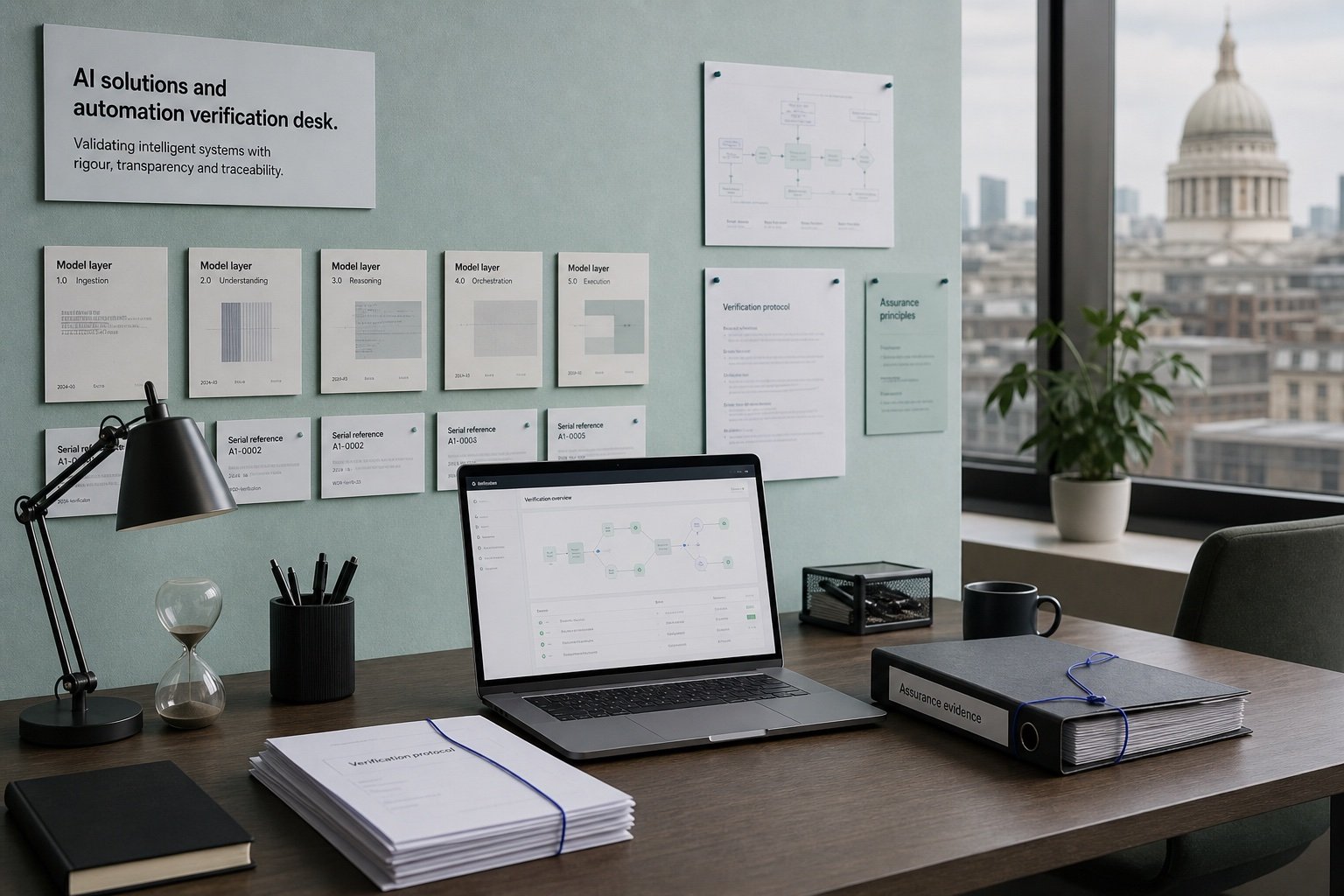 AI and automation guarded verification desk