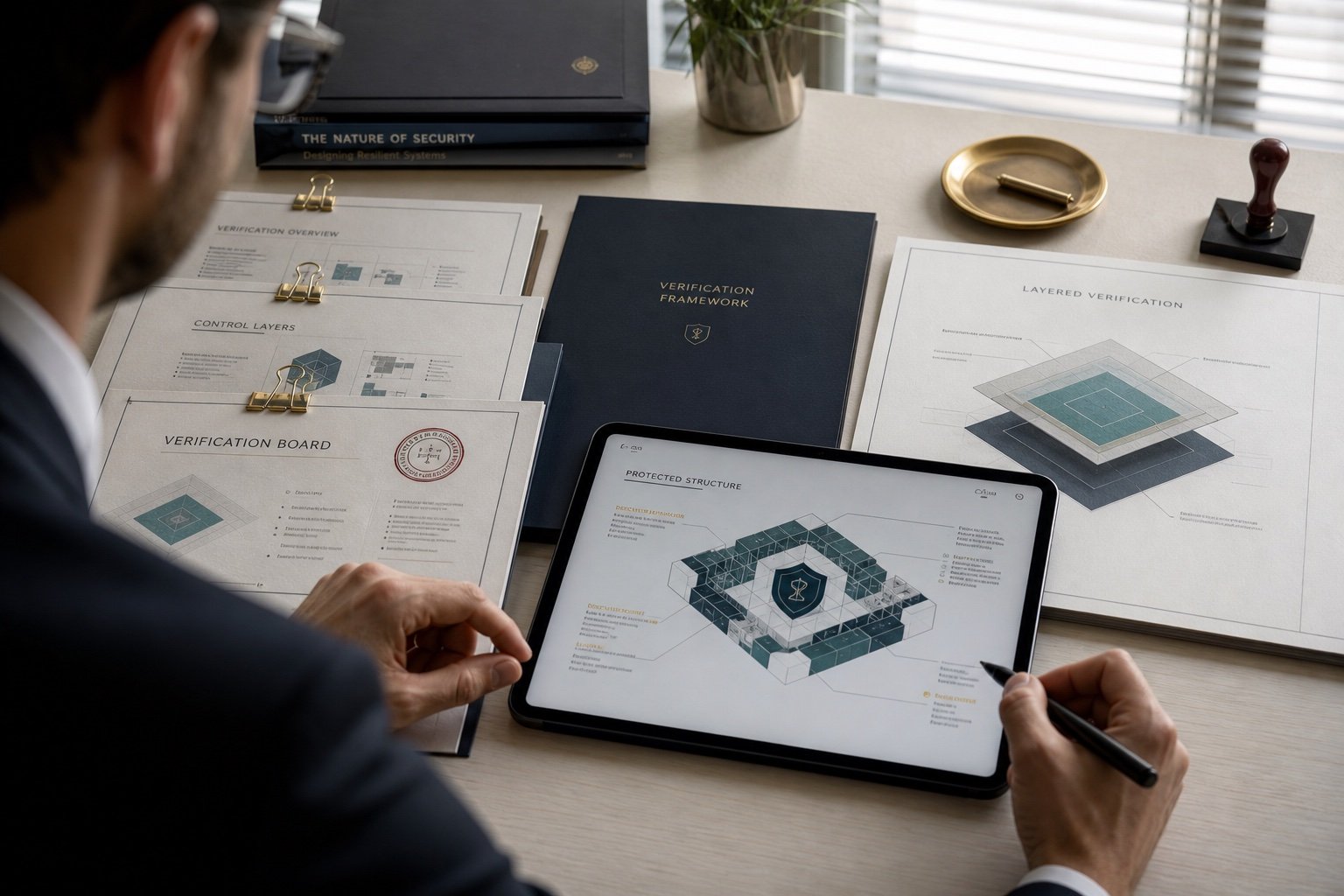 Cybersecurity verification workspace