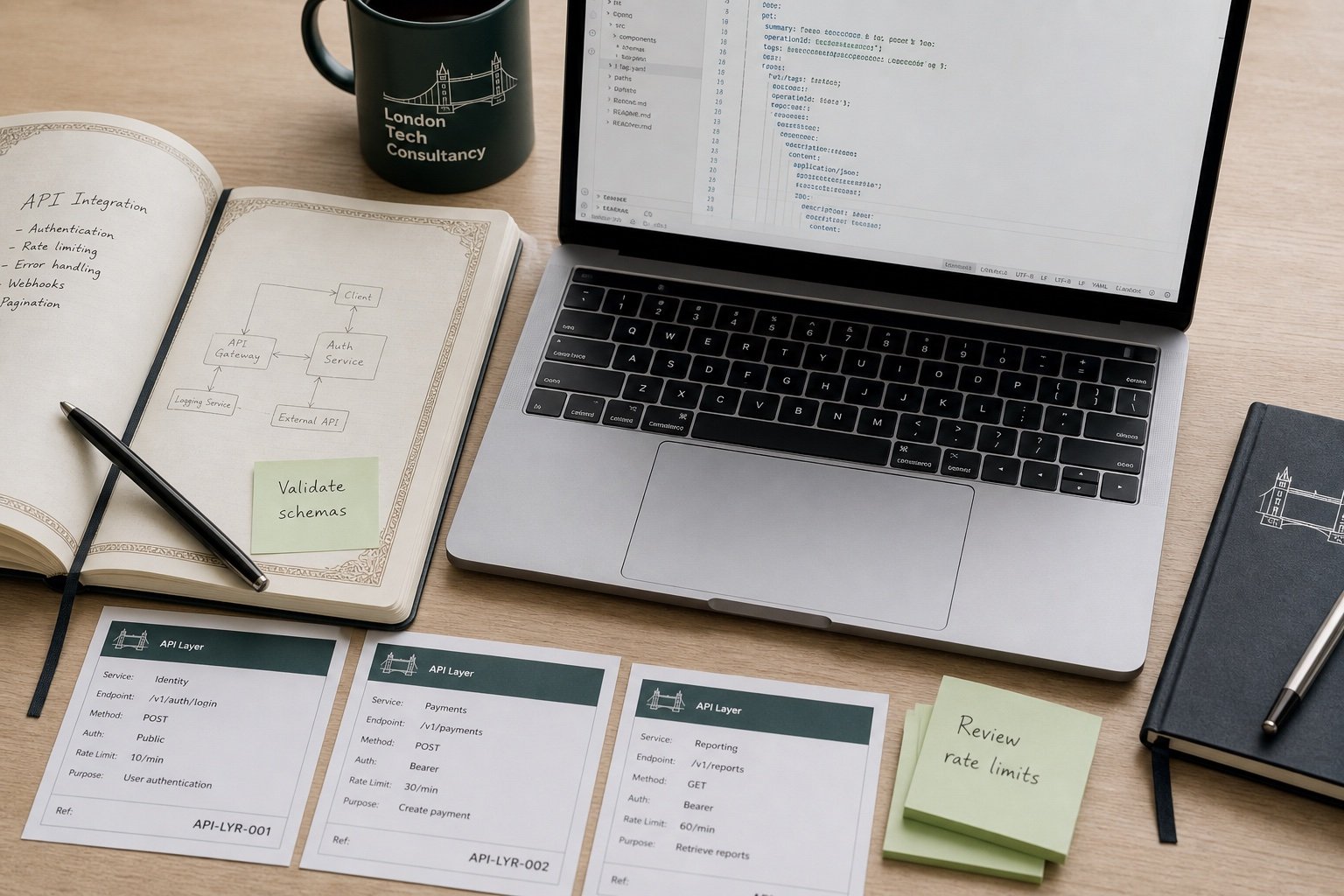 Software and API development verification desk